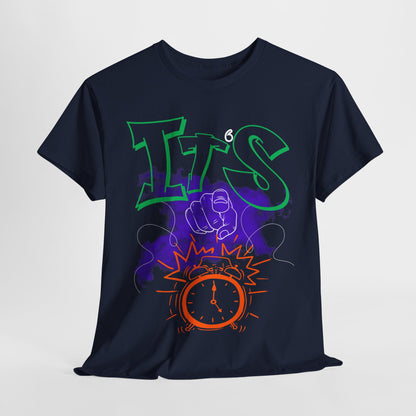 It’s Your Time,Vibrant Graphic Tee for Everyday Adventures, Unisex Heavy Cotton Tee, Casual Outfit, Gift for Friends, Statement Shirt, Relaxed Fit