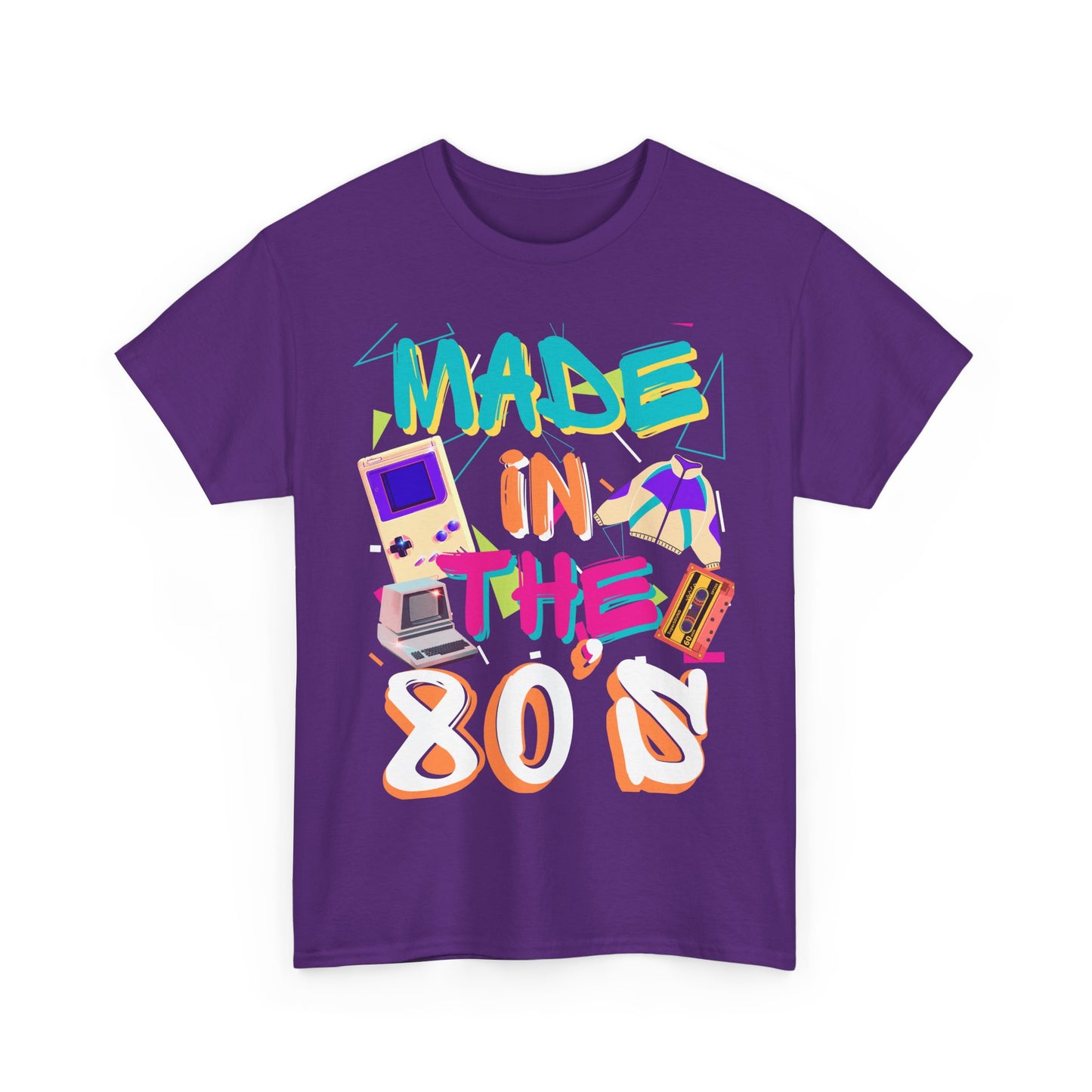Made in the 80s, The Force Designs, vintage shirt, retro, old school shirt, old fashion, fashion, throwback,Unisex Jersey Short Sleeve Tee