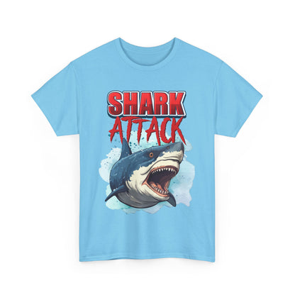 Shark Attack Graphic Tee | Ocean Lover Shirt, Summer Style, Marine Life Gift, Adventure Top, Beachwear