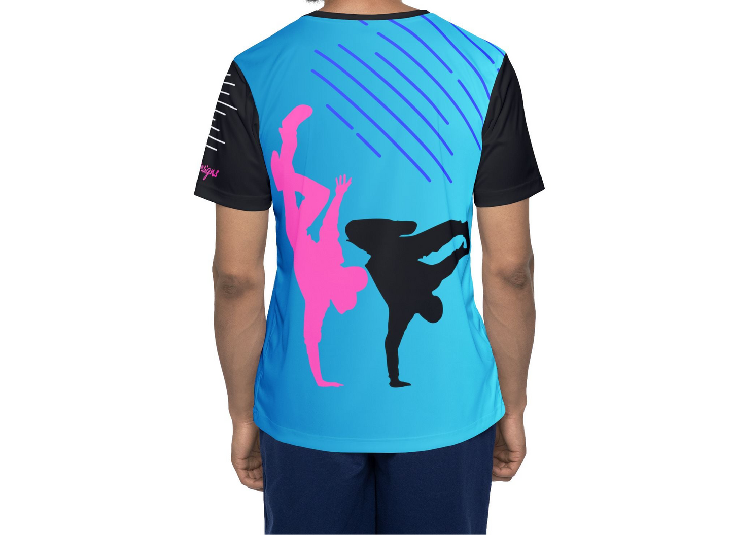 Let The Music Play! Men's Sports Jersey — Dance & Breakdance Graphic Tee