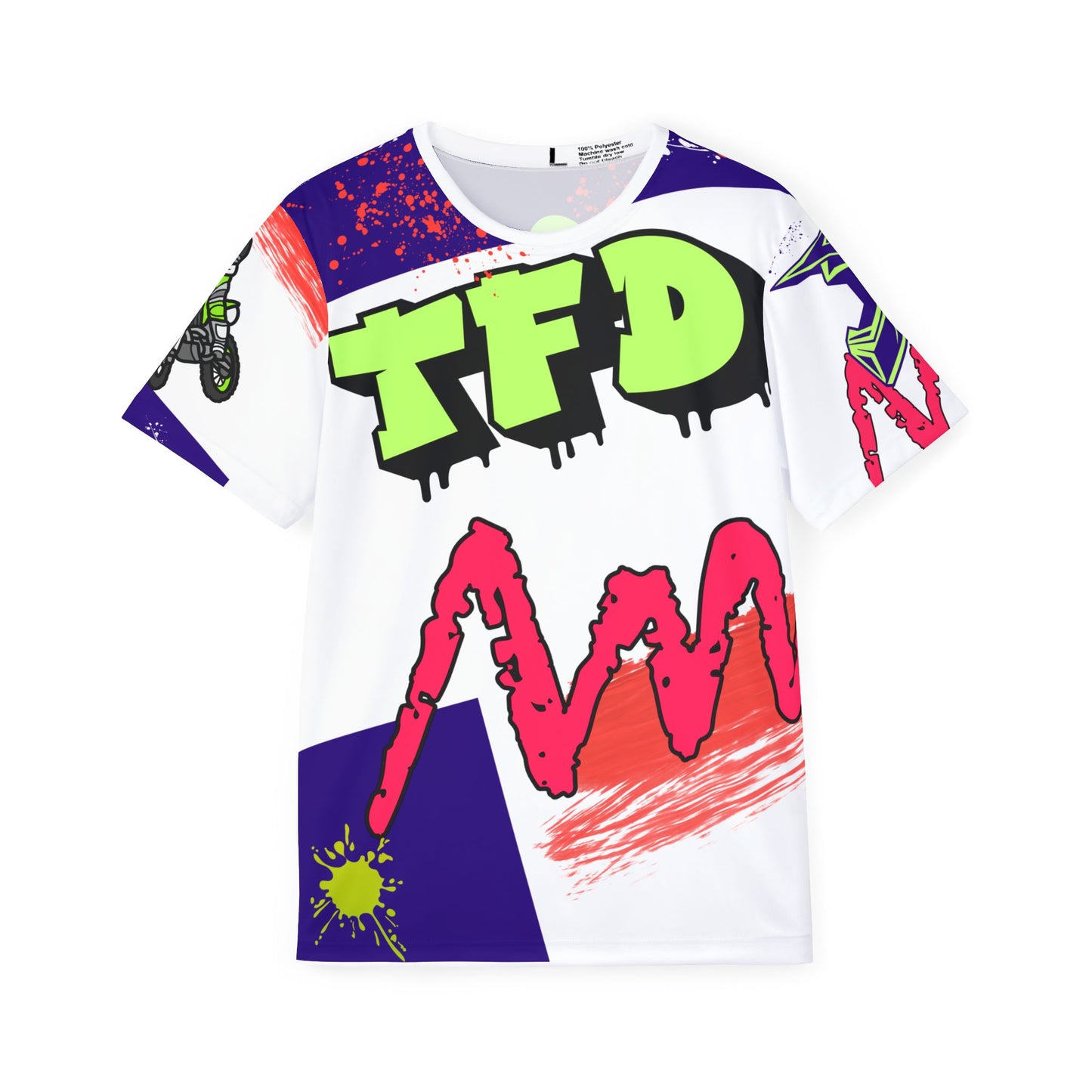 Motorcross 'TFD' Men's Sports Jersey — Bold Streetwear Athletic Tee
