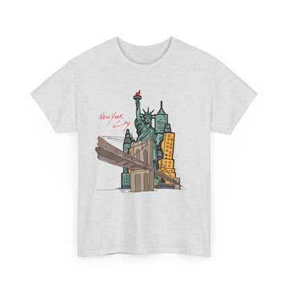 New York City Graphic Unisex Heavy Cotton Tee - Urban Style T-Shirt
