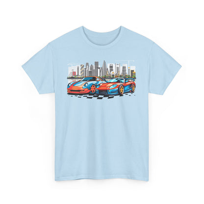Urban Racing Tee for Car Enthusiasts, Street Art Apparel, Cool T-Shirt for Summer, Gift for Drivers