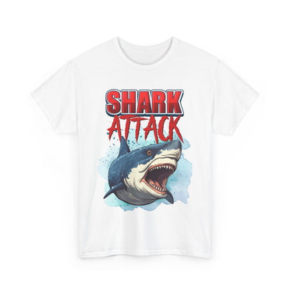 Shark Attack Graphic Tee | Ocean Lover Shirt, Summer Style, Marine Life Gift, Adventure Top, Beachwear