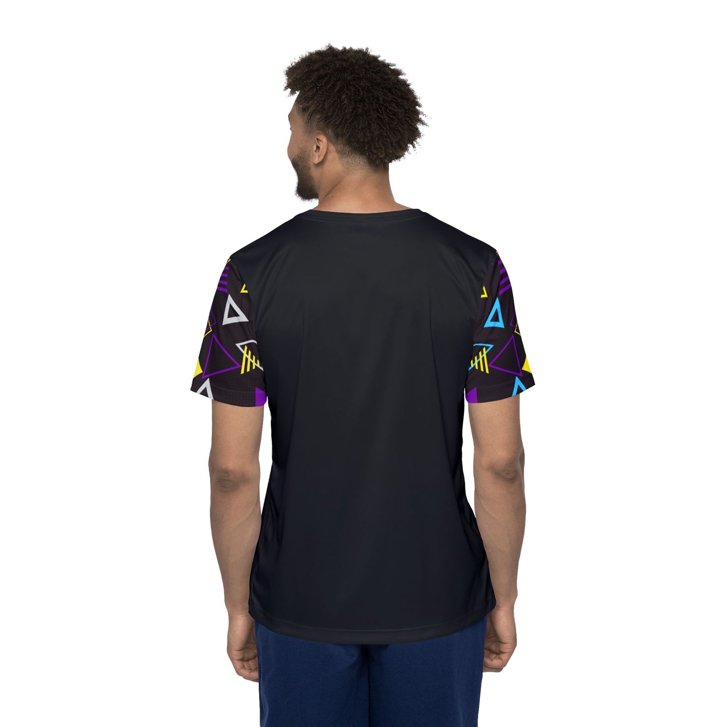 TFD Neon Lightning Sports Jersey — Men’s Graphic Athletic Tee