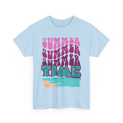 Retro Summer Vibes Unisex Heavy Cotton Tee
