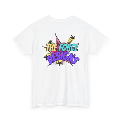 Unisex Heavy Cotton Tee - 'WOW' Comic Pop Art Style