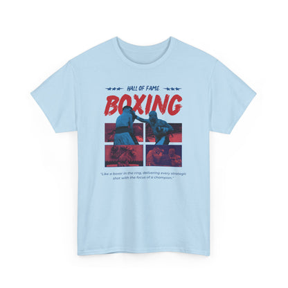 Boxing Fan Unisex Heavy Cotton Tee, Sports T-Shirt, Fitness Apparel, Gym Wear, Boxing Birthday Gift, Sports Enthusiast Shirt