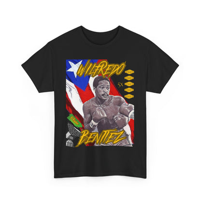 Wilfredo Benitez, The Force Designs, boxing champion, Boricua, Puerto Rico, fashion Unisex Jersey Short Sleeve Tee