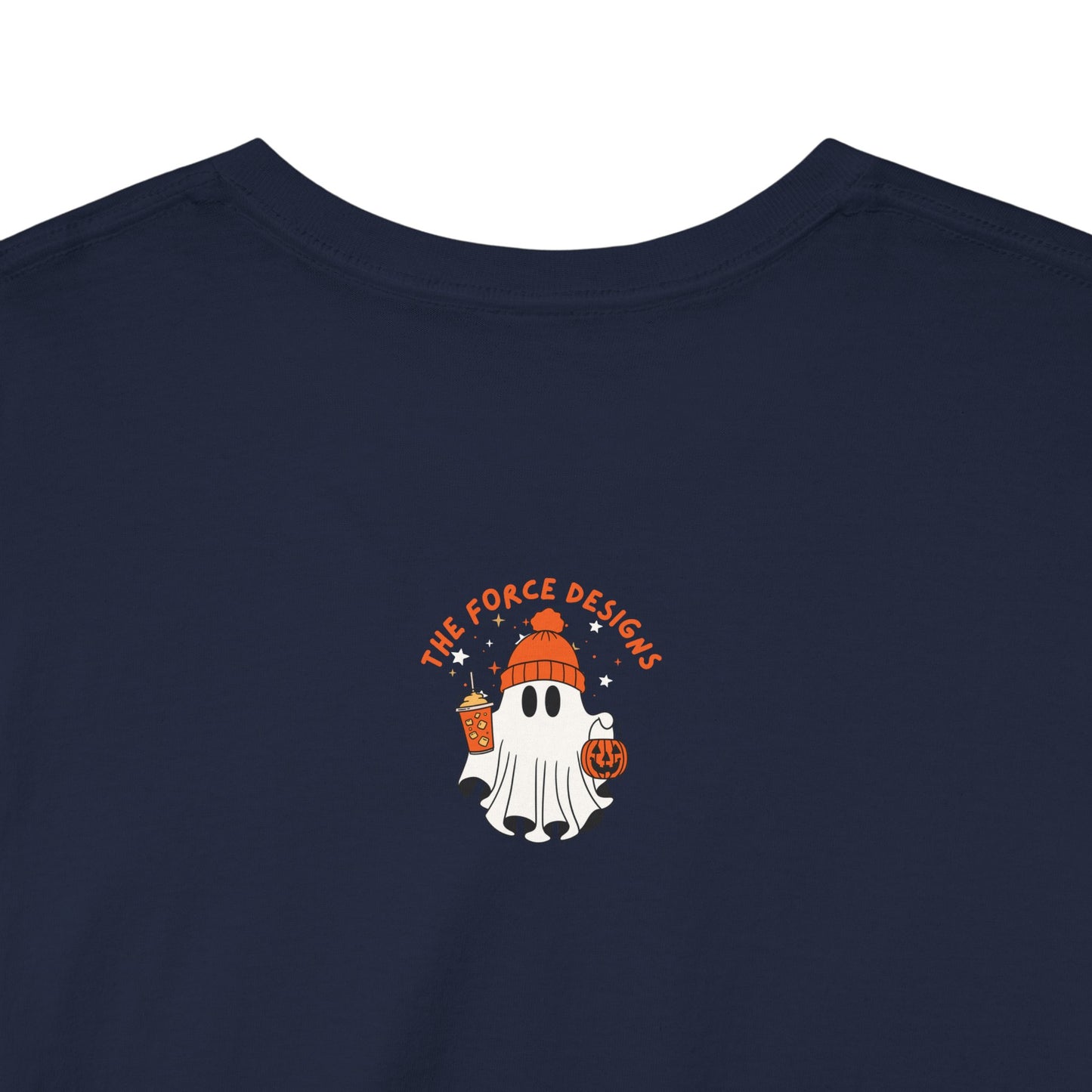 Halloween Ghost Unisex Heavy Cotton Tee, Spooky T-Shirt, Fall Fashion, October Vibes, Graphic Tee, Halloween Apparel, Ghost Design