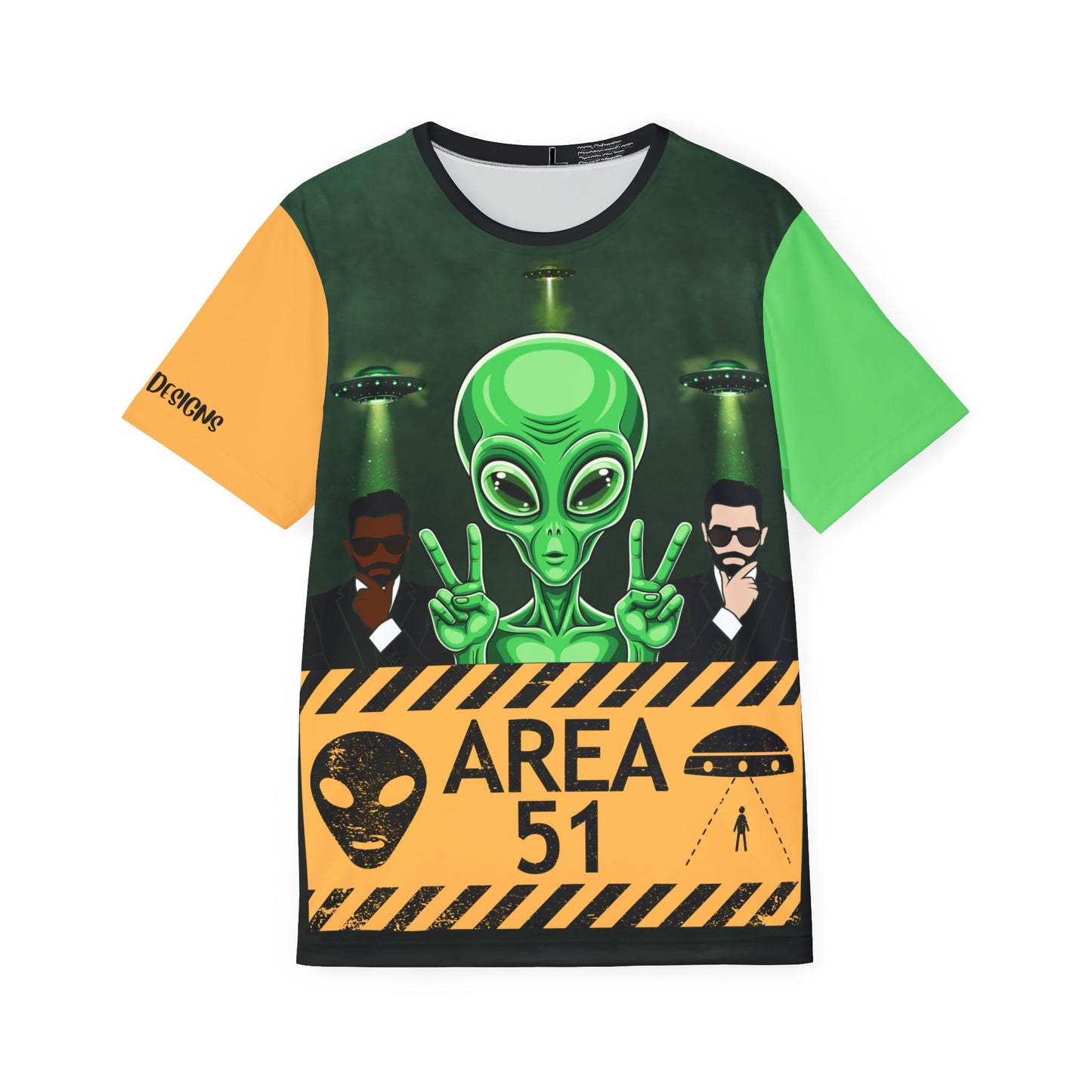 Area 51 Alien Graphic Jersey — Men’s UFO Tee