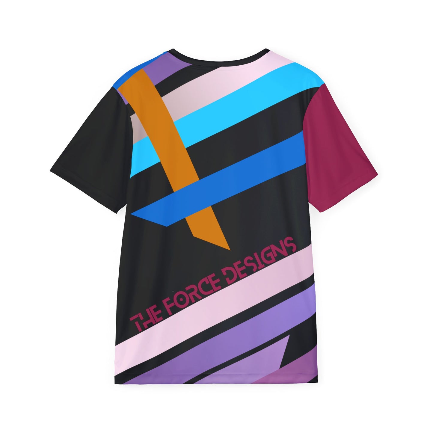 Men's Motorcycle Sports Jersey — Retro Neon Racing Graphic