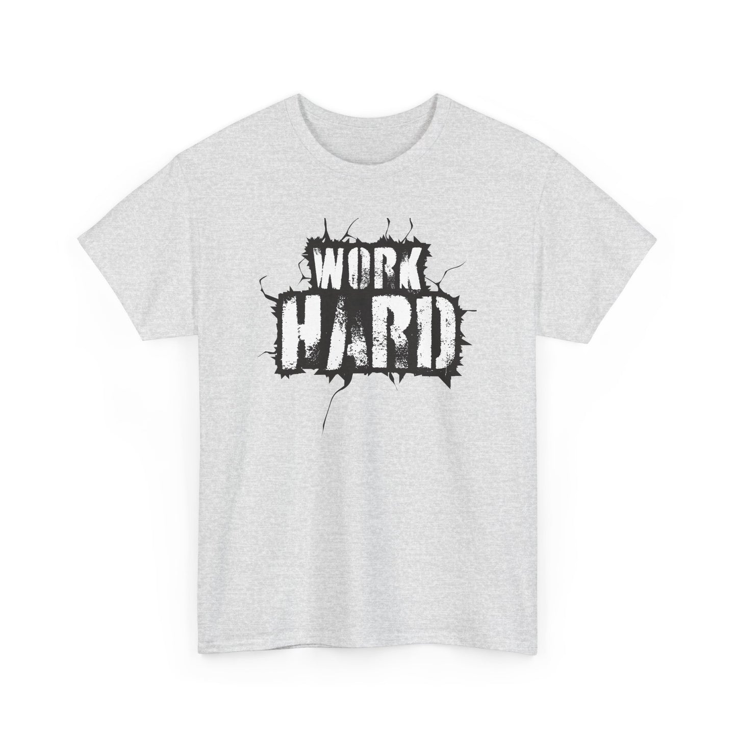 Motivational Work Hard Tee: Casual Unisex Cotton Shirt for Gym, Fitness, Office, Encouragement, Inspirational Gift