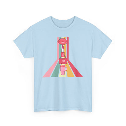 Girl Needs, Colorful Graphic Unisex Heavy Cotton Tee, Stylish T-Shirt for Everyday Wear, Gift for Friends, Summer Fashion, Casual Outfit