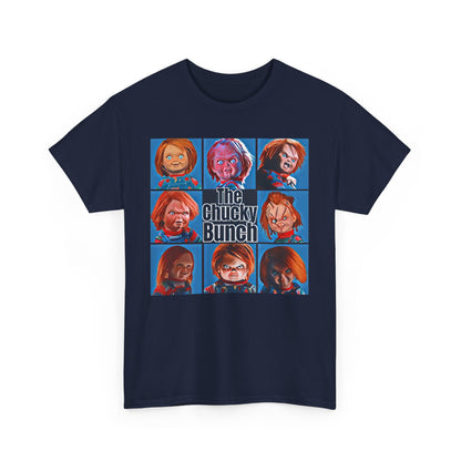 Chucky, The Force Designs, The Chucky Bunch, Childs Play, The Cult of Chucky, Horror, Good guy doll,Unisex Jersey Short Sleeve Tee