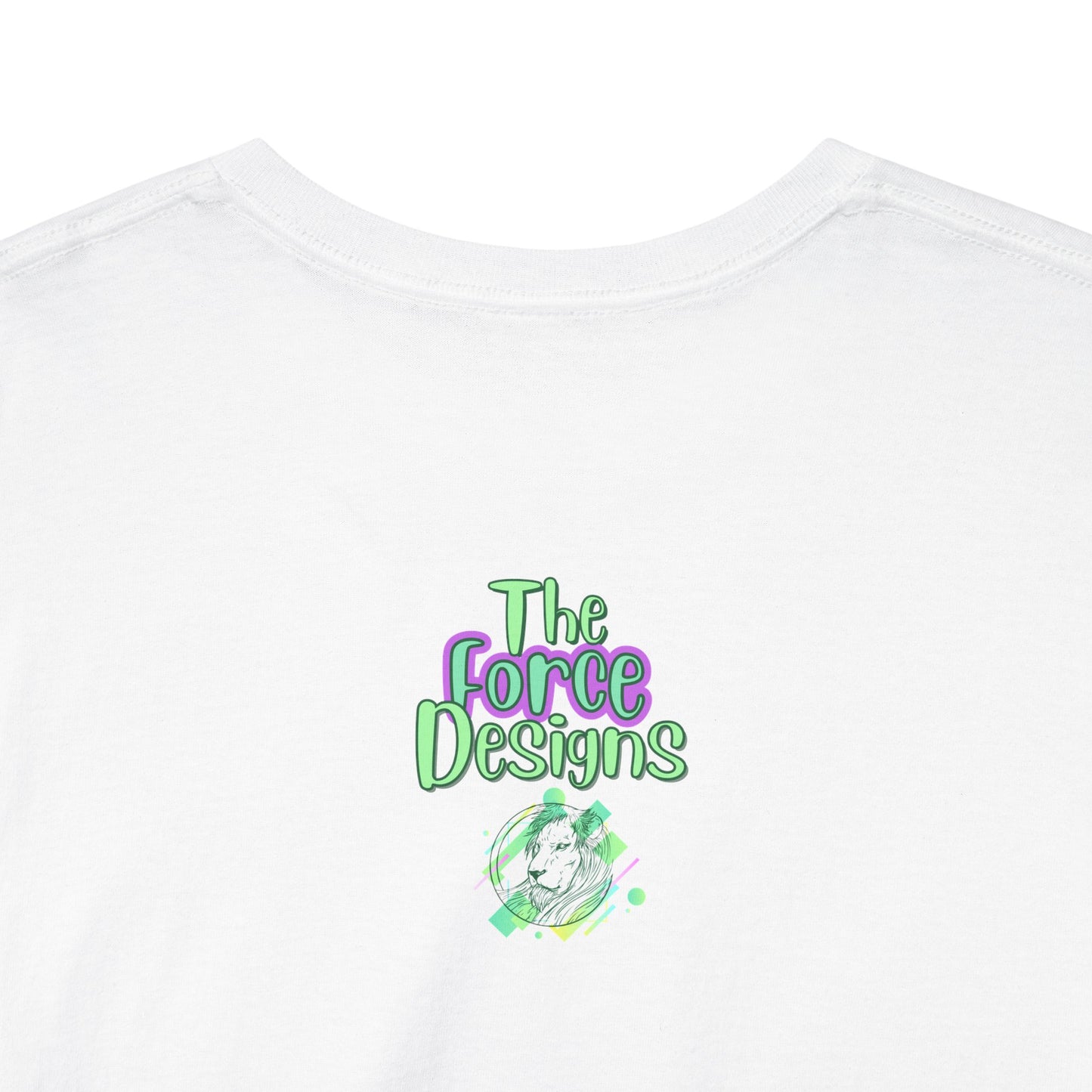 Vibrant Lion Graphic Unisex Heavy Cotton Tee - Cool Casual Wear