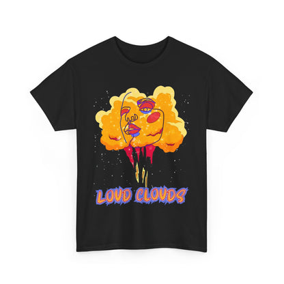 Loud Clouds, The Force Designs, Absract, Fashion, clouds, Trending,Unisex Heavy Cotton Tee