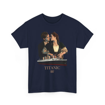 Titanic, The Force Designs, Titanic Movie, vintage, retro, 1997,iUnisex Heavy Cotton Tee
