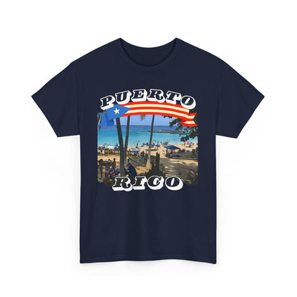 Puerto Rico Beach Vibes Unisex Heavy Cotton Tee