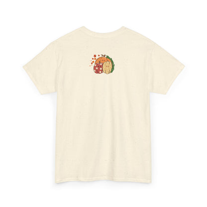 Hello Fall-Themed Unisex Heavy Cotton Tee, Seasonal T-Shirt, Autumn Apparel, Perfect for Harvest Celebrations, Cozy Casual Wear, Hello Fall Design
