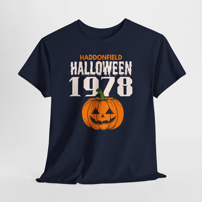 Halloween Graphic Tee, Spooky Unisex T-Shirt, Pumpkin Costume Top, Horror Movie Shirt, Fall Fashion, 1978 Theme