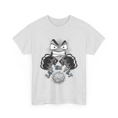 Let ‘em Fly, Angry Cartoon Graphic Tee, Streetwear Shirt, Unique Gift for Teens, Graphic Tee for Gamers, Casual Unisex Cotton T-Shirt