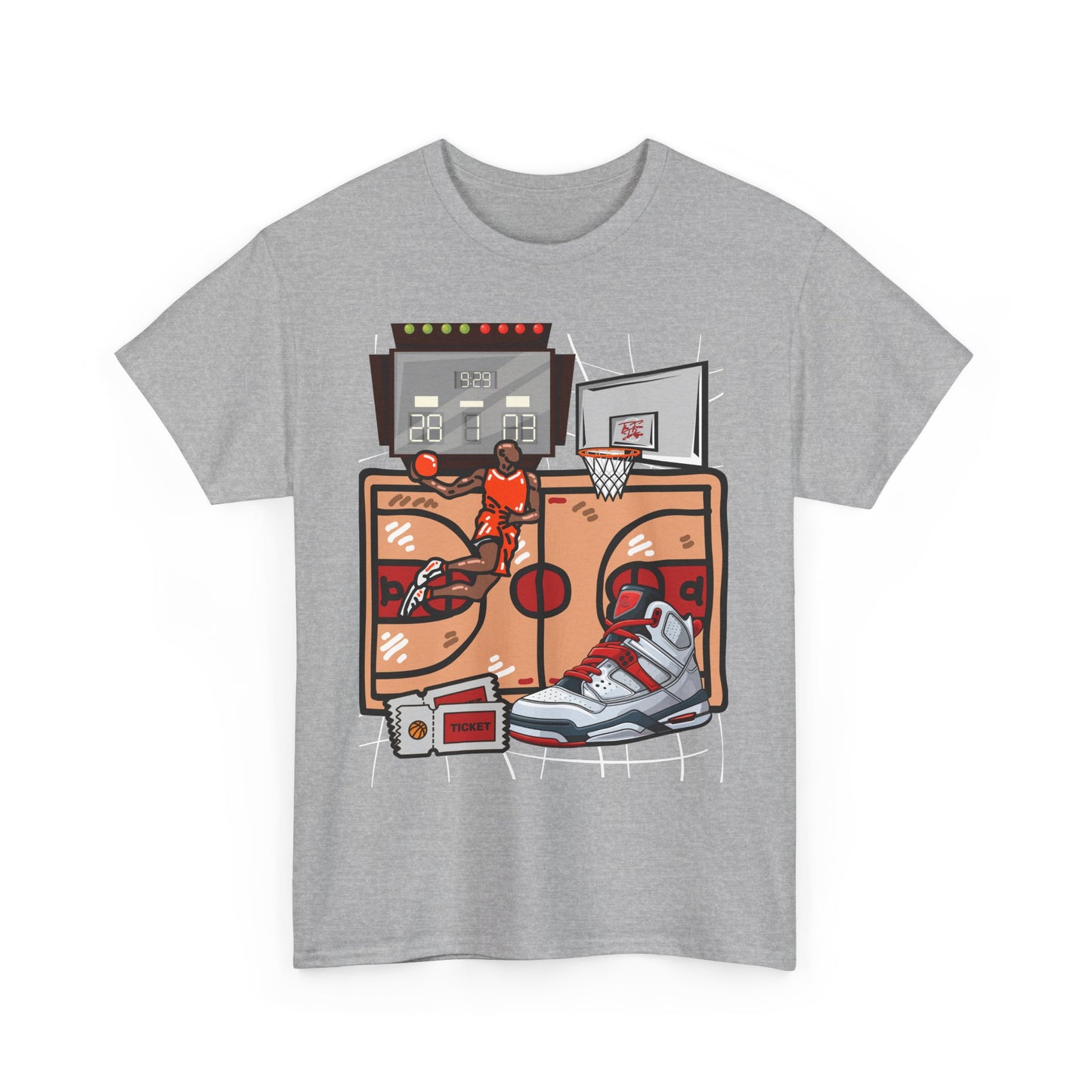 Classic bball Vibe Tee, Perfect for Sports Enthusiasts, Game Day, Casual Outings, Basketball Fans, Gift for Him/Her