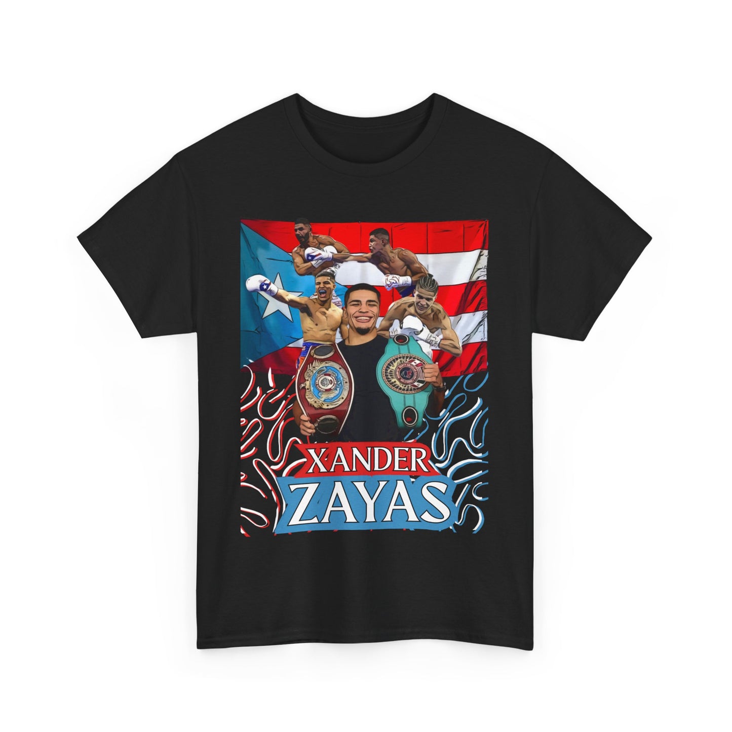 Unisex Heavy Cotton Tee - Alexander Zayas Champion Graphic Shirt