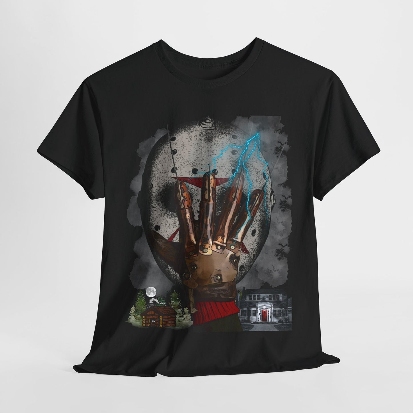Unique Graphic Tee for Fans of Horror & Sci-Fi, Retro Artist Tee, Unisex Cotton Tee, Casual Wear, Gift for Geeks