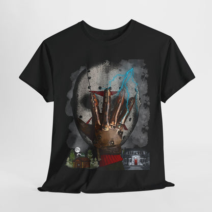 Unique Graphic Tee for Fans of Horror & Sci-Fi, Retro Artist Tee, Unisex Cotton Tee, Casual Wear, Gift for Geeks