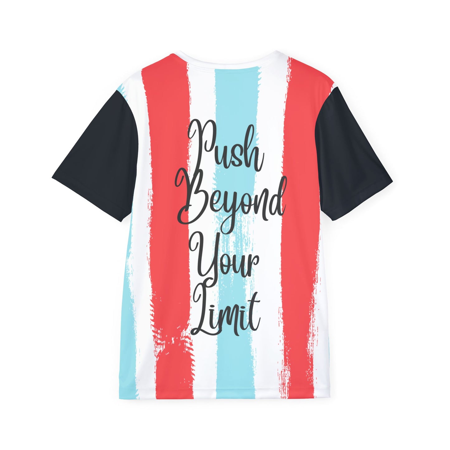 Flex City Men's Sports Jersey — Retro Striped Gym Tee
