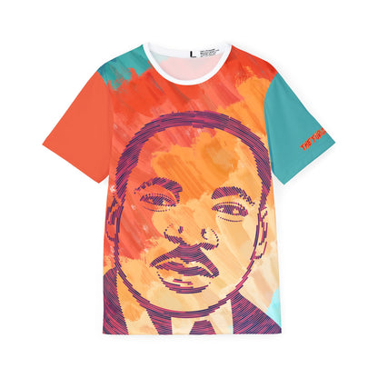 MLK,Sports Jersey — Vibrant Abstract Portrait All-Over Print