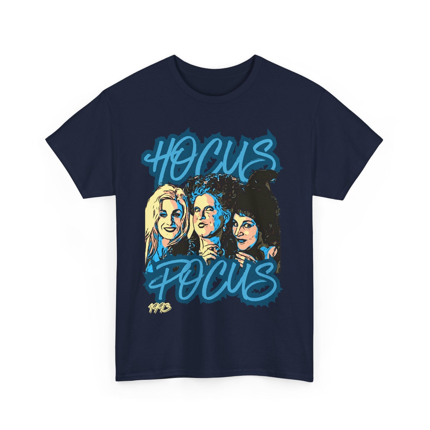 Hocus Pocus Halloween Tee, Unisex Heavy Cotton Tee, Perfect for Fall, Costume Party, Movie Night, Witchy Vibes