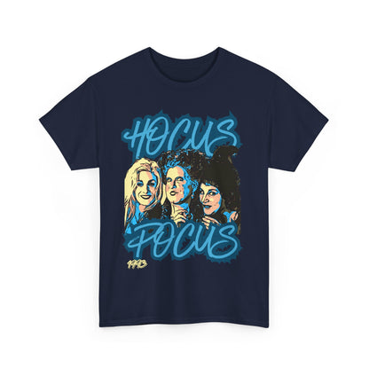 Hocus Pocus Halloween Tee, Unisex Heavy Cotton Tee, Perfect for Fall, Costume Party, Movie Night, Witchy Vibes