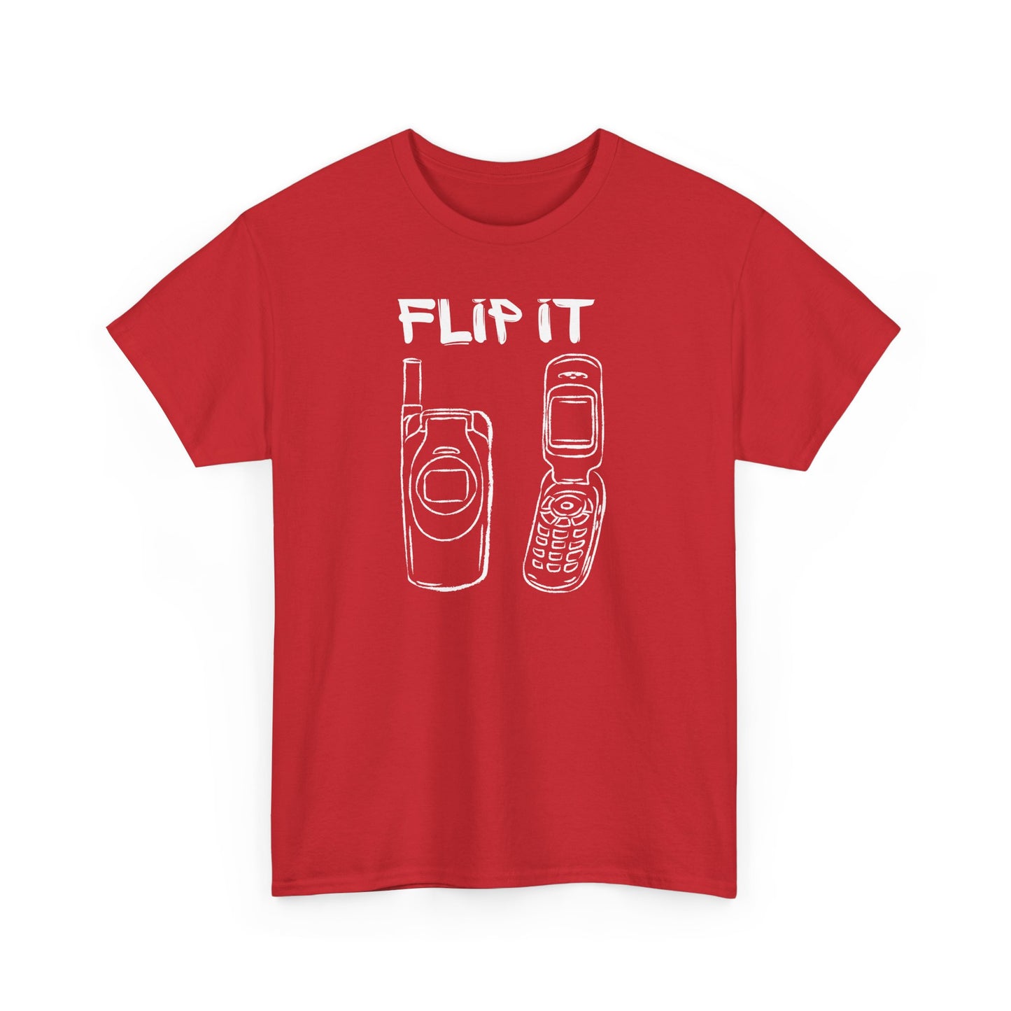 Flip it,The Force Designs,flip phone shirt,fashion tee,vintage,quote shirt,Unisex Jersey Short Sleeve Tee