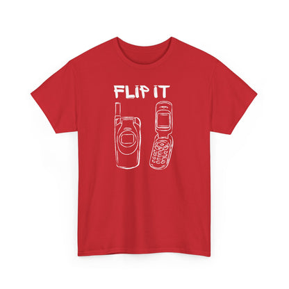 Flip it,The Force Designs,flip phone shirt,fashion tee,vintage,quote shirt,Unisex Jersey Short Sleeve Tee