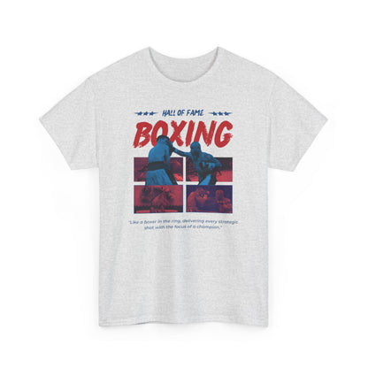 Boxing Fan Unisex Heavy Cotton Tee, Sports T-Shirt, Fitness Apparel, Gym Wear, Boxing Birthday Gift, Sports Enthusiast Shirt