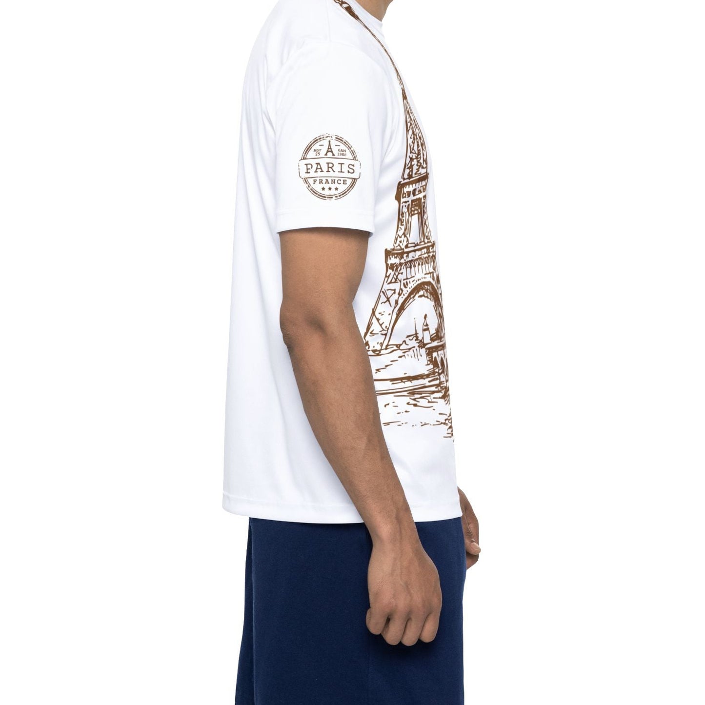 Paris Bonjour Sports Jersey — Men's Skyline Graphic Tee