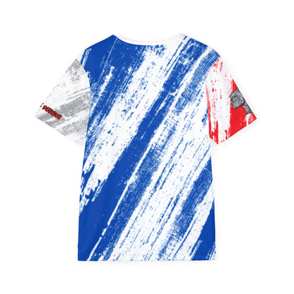 90s modern Vibrant Men's Sports Jersey - Bulldog Design by