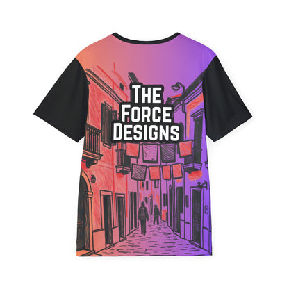 Focus On The Good Sports Jersey — Motivational All-Over Print Athletic Tee