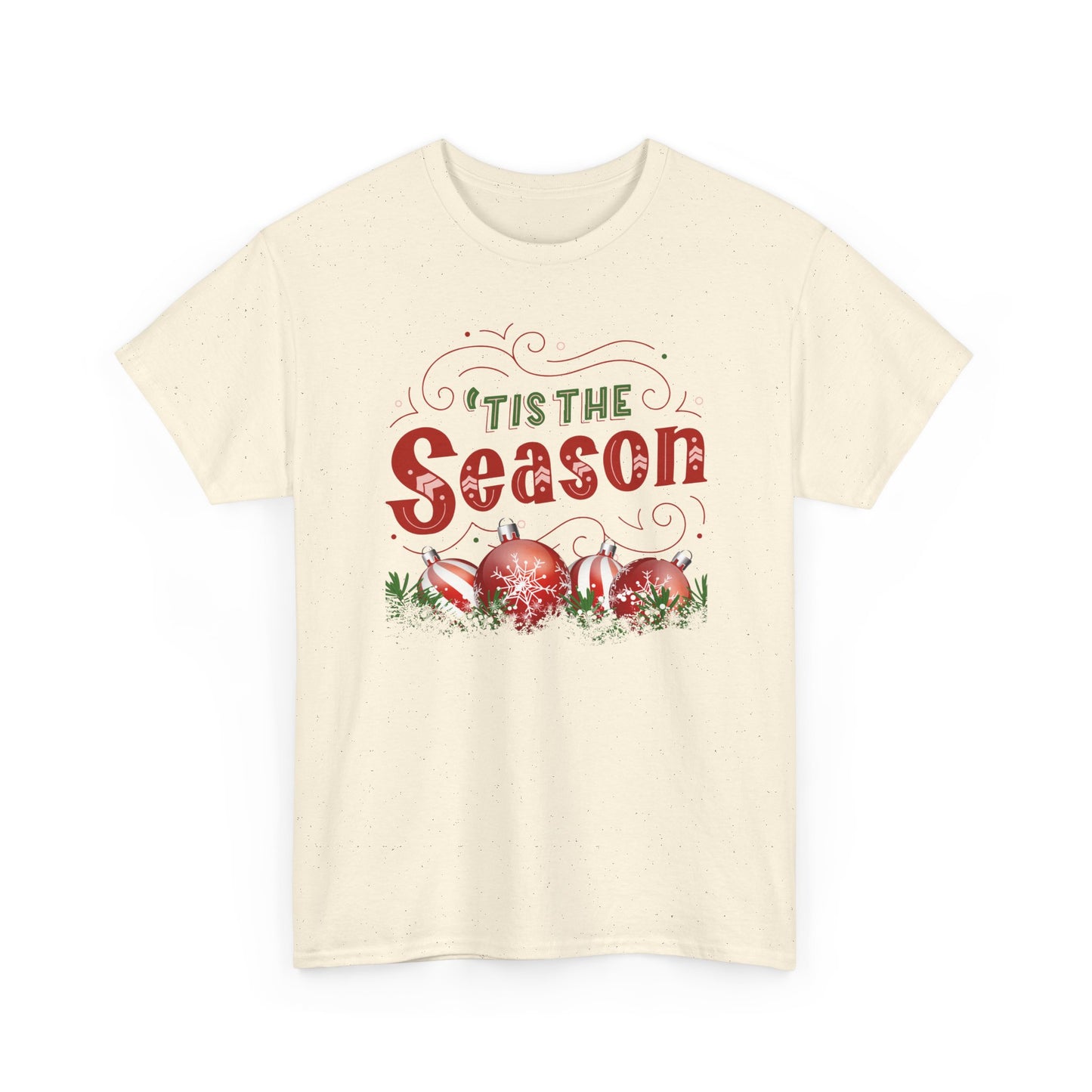Christmas Ornaments Unisex Heavy Cotton Tee - 'Tis the Season