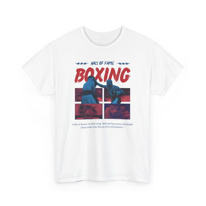 Boxing Fan Unisex Heavy Cotton Tee, Sports T-Shirt, Fitness Apparel, Gym Wear, Boxing Birthday Gift, Sports Enthusiast Shirt