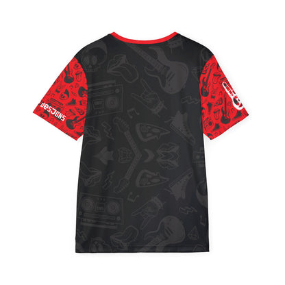 Rock 'N' Roll Men's Jersey — Guitar Silhouette Music Tee
