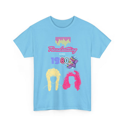 Retro 1980s Unisex Heavy Cotton Tee - Trendsetting Graphic Shirt