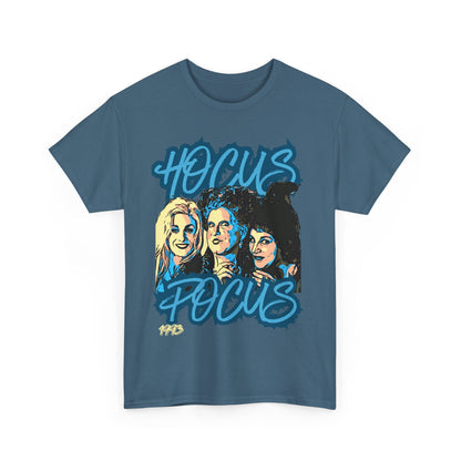 Hocus Pocus Halloween Tee, Unisex Heavy Cotton Tee, Perfect for Fall, Costume Party, Movie Night, Witchy Vibes