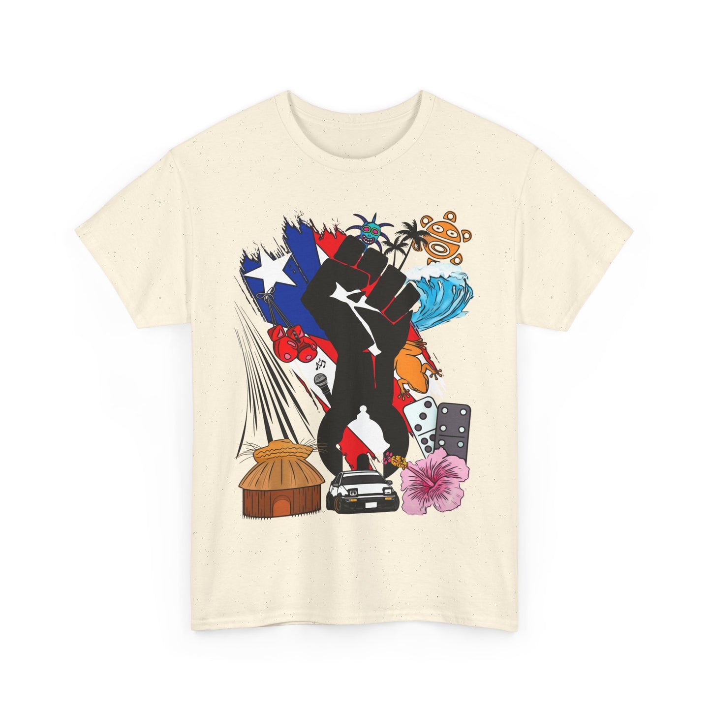 Boricua Culture, The Force Designs, Puerto Rico, Jibaro, Boricua, PR shirt, Unisex Heavy Cotton Tee