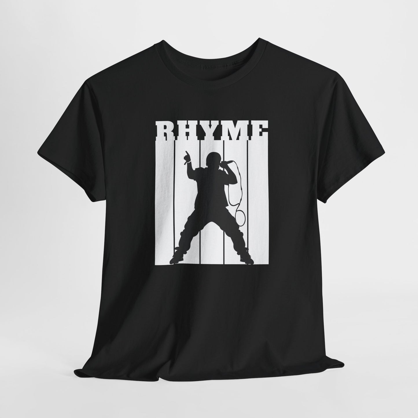 Rhyme,Urban Music Lover Tee, Casual Hip Hop Style Shirt, Rhyme Graphic T-Shirt, Cool Gift for Musicians, Streetwear Fashion