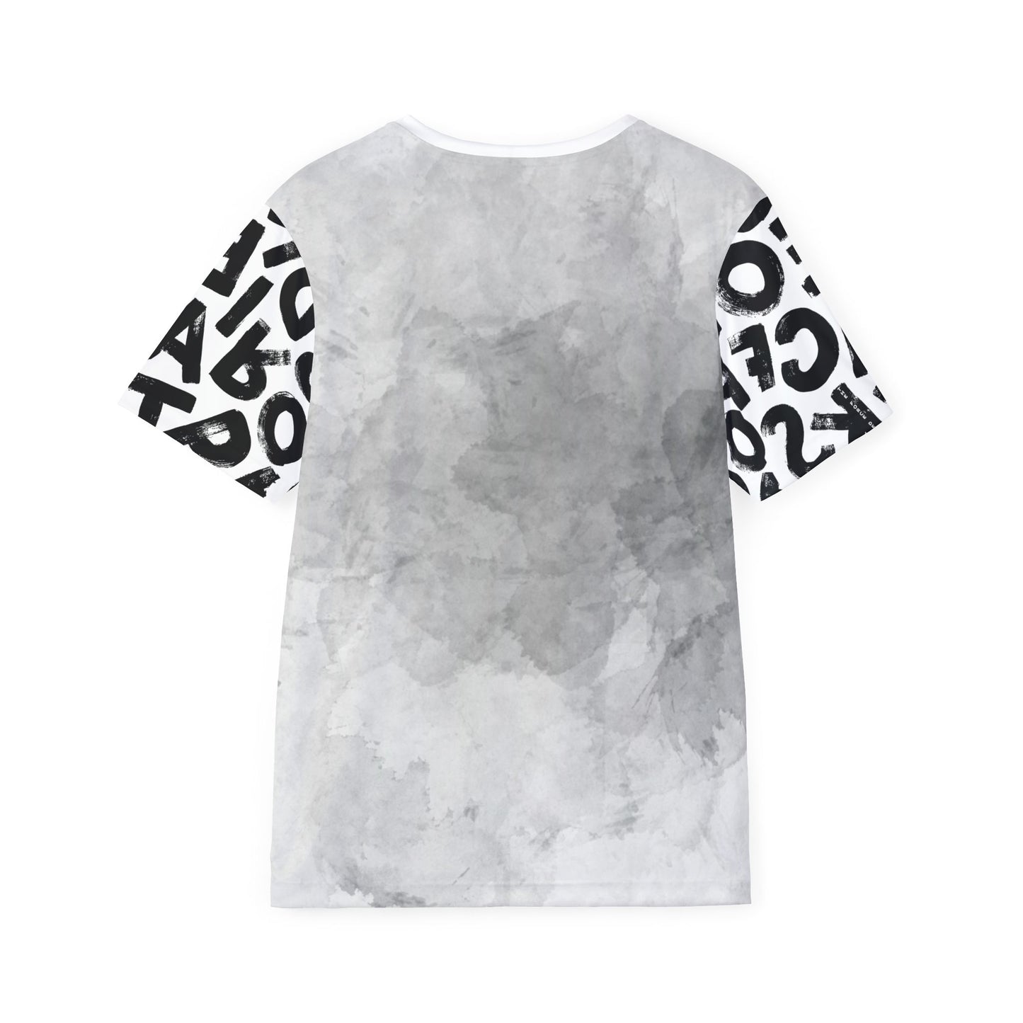 Fire letters,Stylish Men's Sports Jersey - Bold Graphic Design
