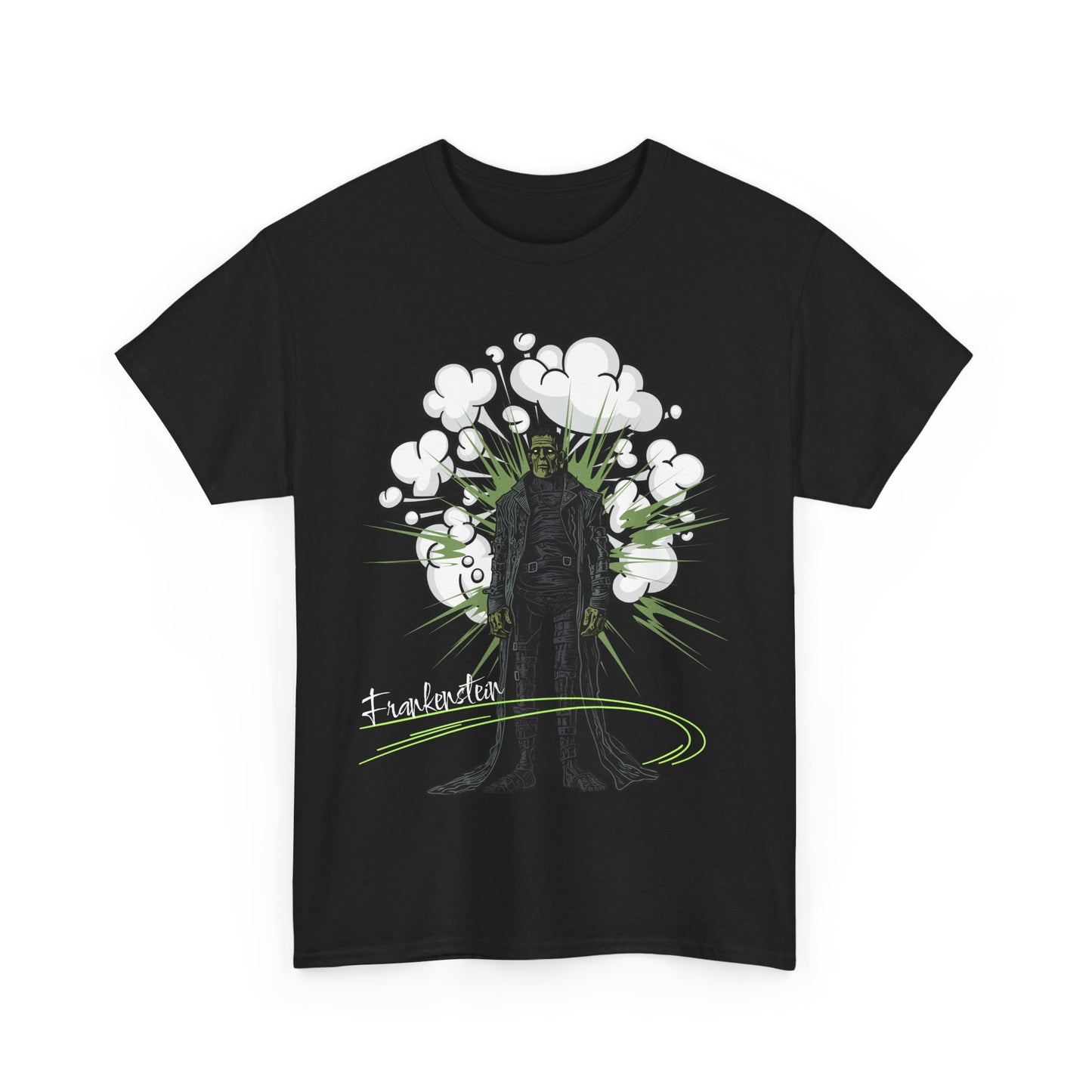 Frankenstein, The Force Designs, Frankenstein shirt, monster, horror, Unisex Heavy Cotton Tee