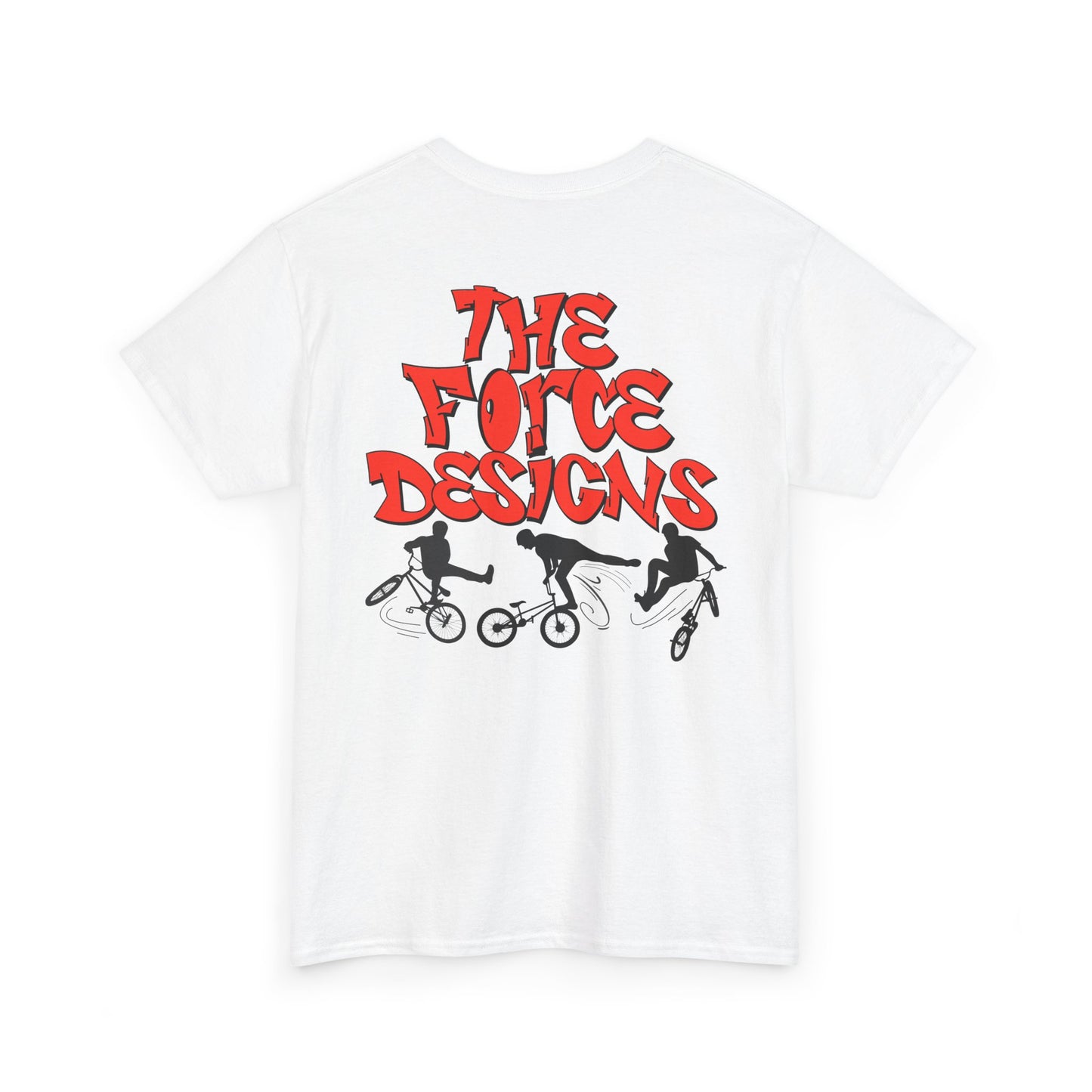 TFD BMX Heavy Cotton Tee, Unisex Cycling Shirt, Bike Riding Apparel, Sports Tee, Gifts for Bike Lovers, Streetwear, Activewear